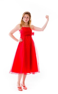 Güçlü model kol curl ile