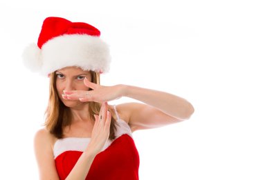 Kadın el sonu işareti