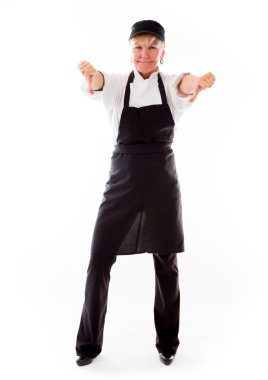 başparmak aşağı gösteren olumsuz model