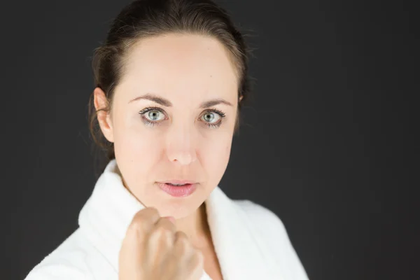 Model showing a fist — Stock Photo, Image