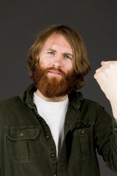 Model showing a fist — Stock Photo, Image