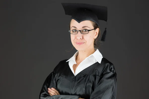 Student glücklich lächelnd — Stockfoto