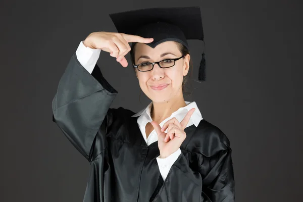 Student framing gericht — Stockfoto