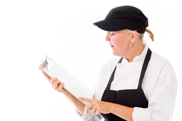 Model with blank score board — Stock Photo, Image