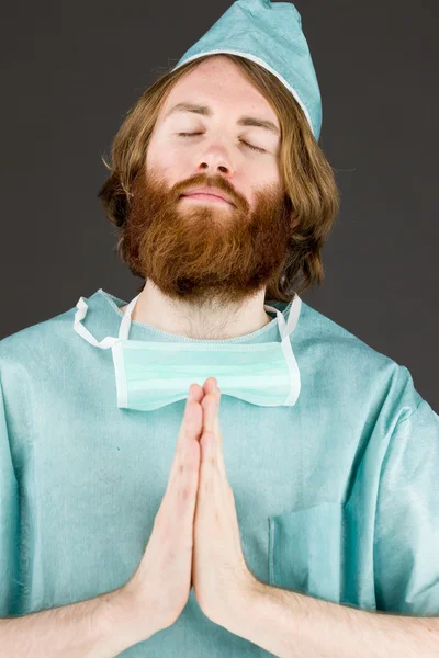 Model praying and wishing — Stock Photo, Image