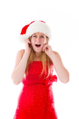 parmak ile kulakları tıkalı modeli