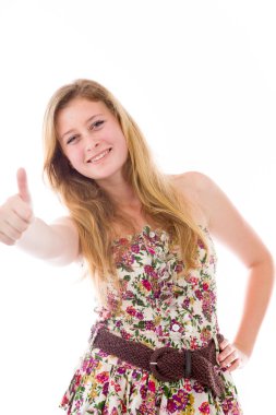 Modeli el başparmak tabela