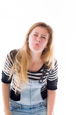 Dil yapışkanlık dışarı modeli