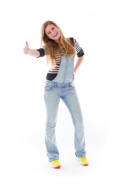 Modeli el başparmak tabela