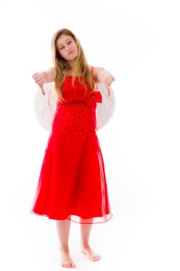 başparmak aşağı gösteren olumsuz model