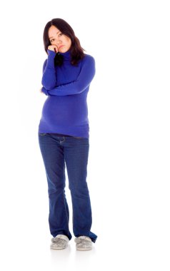 Hamile kadın bıkkın