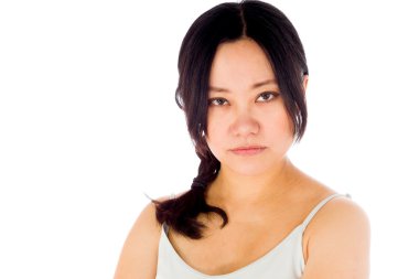 Hamile kadın üzgün