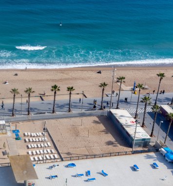 Deniz güneşli plaj