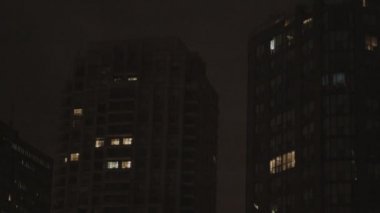 downtown Toronto gece görünümü