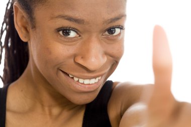 Modeli el başparmak tabela