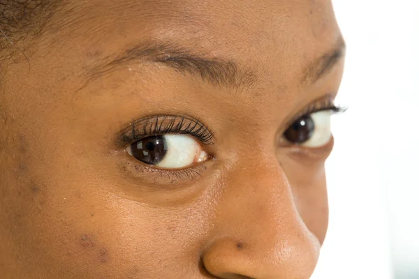 Model looks at camera — Stock Photo, Image