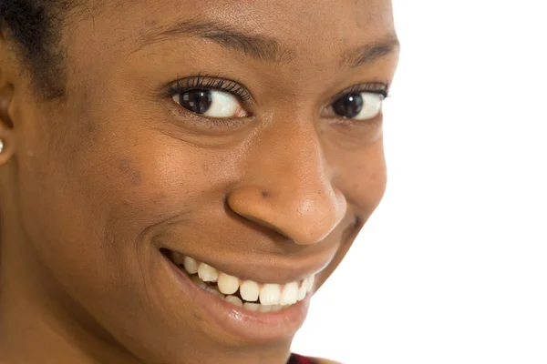 Zubatý úsměv ženy — Stock fotografie