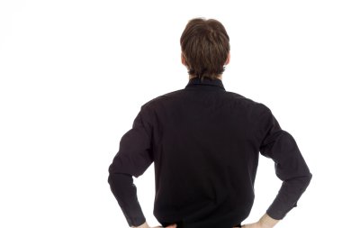 sırtını gösteren model