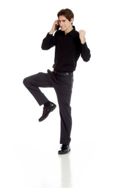 Modeli ile yumruk kadar neşeli