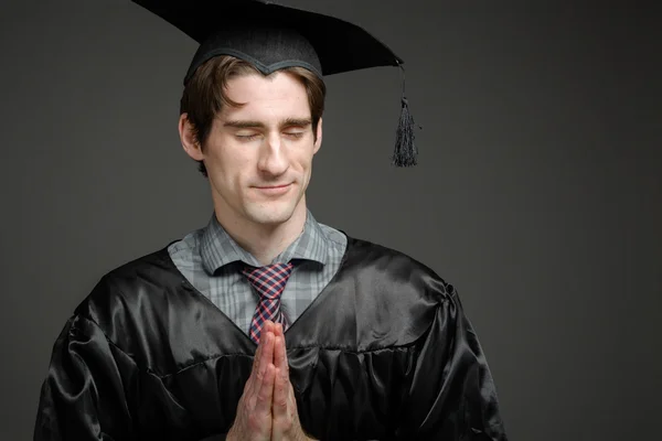 Model praying and wishing — Stock Photo, Image