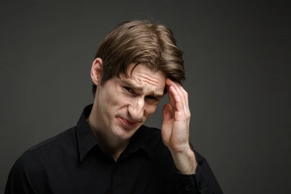 Model suffering from headache — Stock Photo, Image