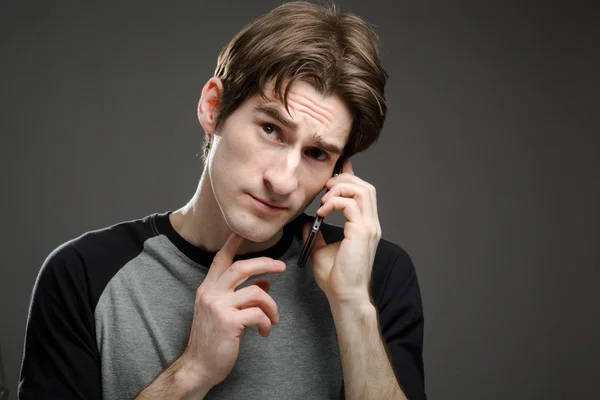 Model thinking and looking up — Stock Photo, Image