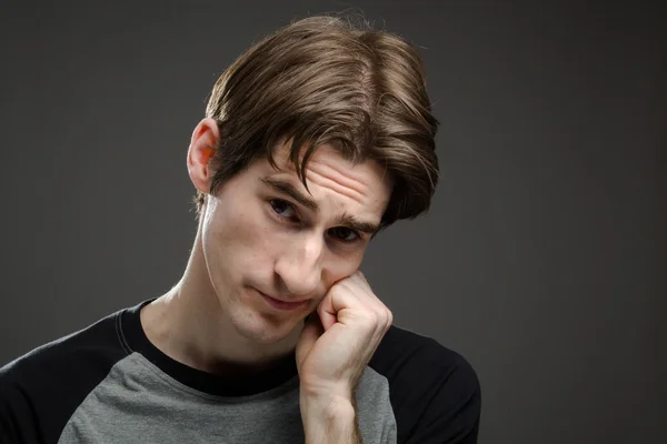 Model depressief en verveelde — Stockfoto