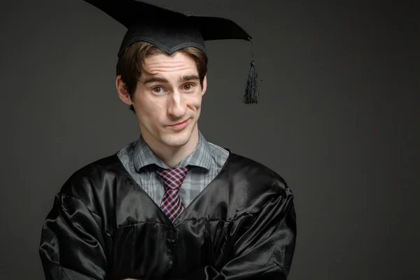 Successful Model with arms crossed — Stock Photo, Image