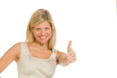 Modeli el başparmak tabela