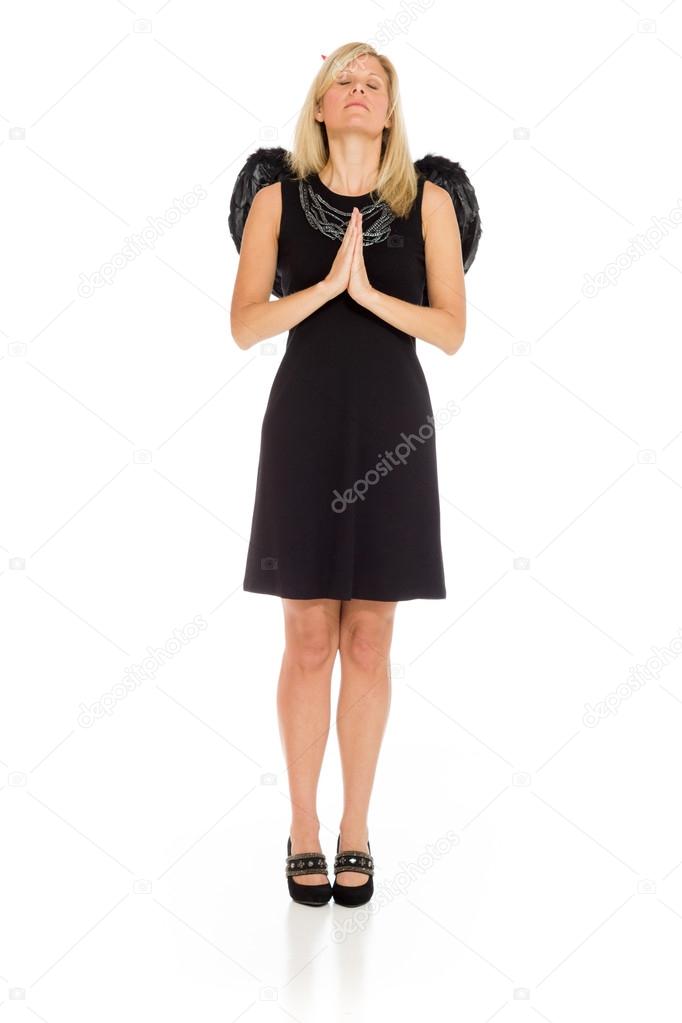 Model praying and wishing