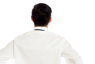 sırtını gösteren model