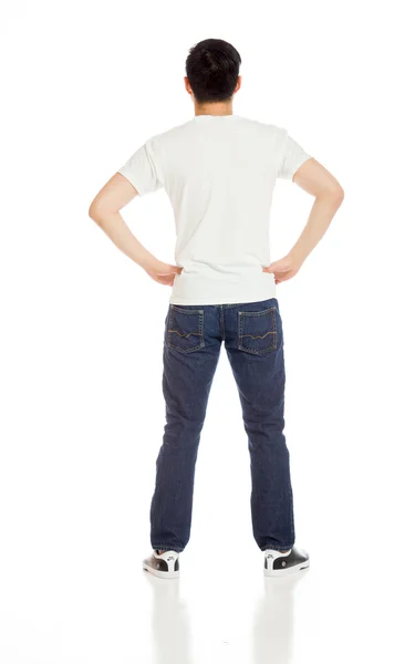 Model showing his back — Stock Photo, Image