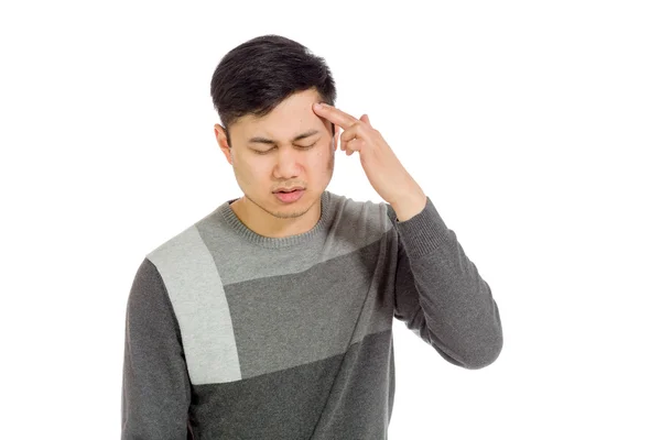 Model suffering with headache — Stock Photo, Image