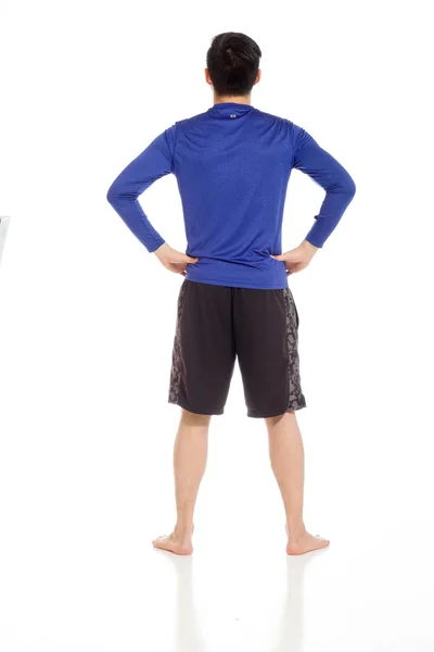 Model showing his back — Stock Photo, Image