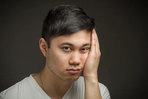 Model depressed and bored — Stock Photo, Image