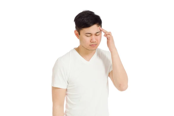 Model suffering with headache — Stock Photo, Image