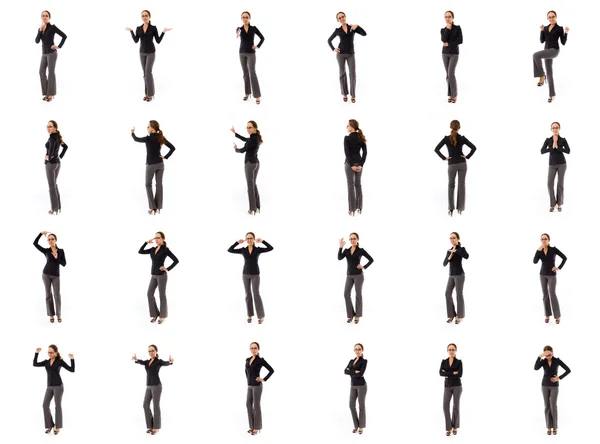 Farklı yüz ifadeleri kolajı