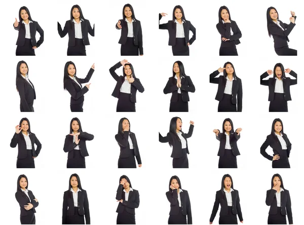 Farklı yüz ifadeleri kolajı