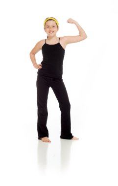 Birlikten kuvvet kolu curl ile model