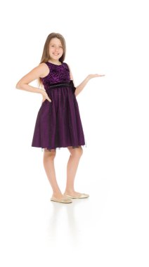 El ile vitrine veya modeli sunumu