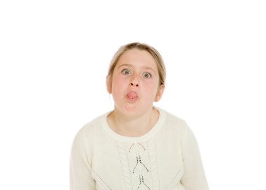 Dil yapışkanlık dışarı modeli