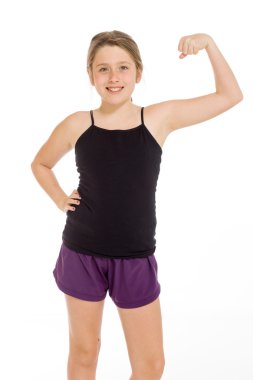 Birlikten kuvvet kolu curl ile model