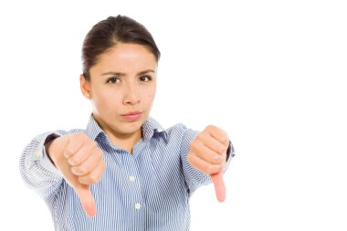 Model el başparmak aşağı