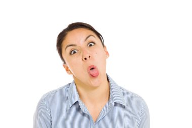 Dil yapışkanlık dışarı modeli