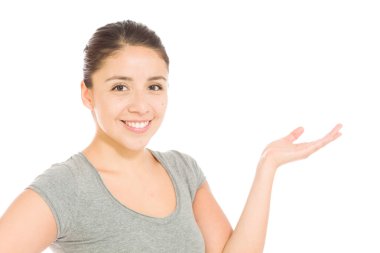 El ile vitrine veya modeli sunumu