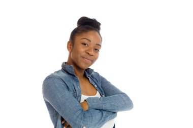 Kendine güvenen poz başarılı modeli