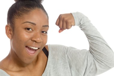 Birlikten kuvvet kolu curl ile model