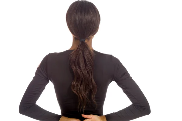 Model looking from behind — Stock Photo, Image