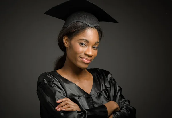 Modello di successo con le braccia incrociate — Foto Stock