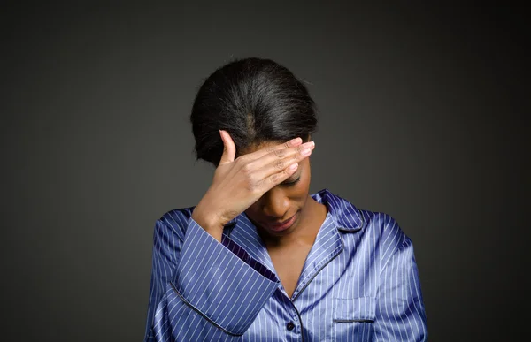 Model stemrecht van hoofdpijn — Stockfoto